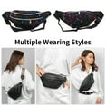 thumbnail image 2 of Unique Bargains 1 Pc Stylish Sports Waist Bag Triangle Fanny Pack for Sports Black, 2 of 6