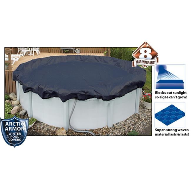 Winter Pool Cover Above Ground 12 Ft Round Arctic Armor 12 Yr Warranty 