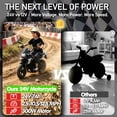 thumbnail image 4 of Licensed BMW G310 24V Electric Ride On Motorcycle for Kids with Inflatable Rubber Tires & Training Wheels, Quiet Brushless Driven Motors, Up to 12.5 mph, PU Leather Seat, Rear Braking, Black, 4 of 7