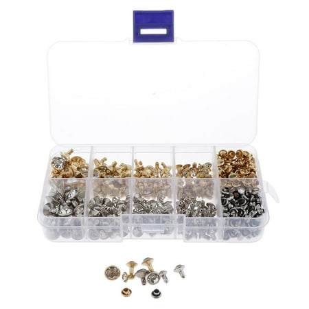 

240 Pieces Decorative Rivets Crystal Rhinestones Rivets Rhinestone Rivets Decorative Rivets Gothic