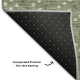 thumbnail image 5 of Addison Rugs Mayfield Premium Machine Washable Transitional Circles Sage Rectangle Rug, 8' x 10', 5 of 6