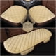 thumbnail image 1 of Cojín de coche de invierno de tres piezas de una sola pieza sin respaldo cojín de asiento de felpa cojín de asiento antideslizante sin ataduras suministros para coche, 1 of 5