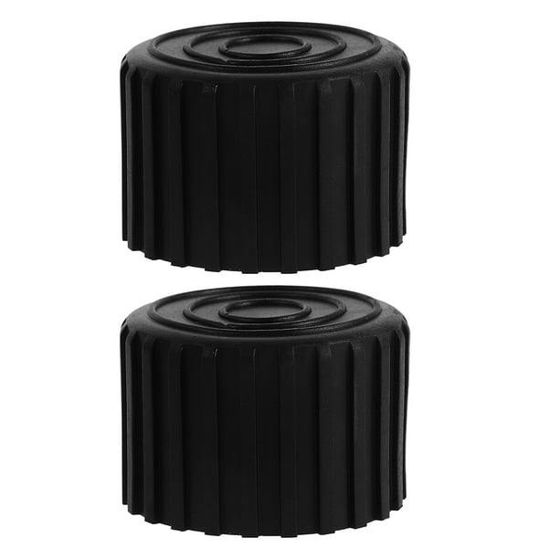 ColoMX 2 almohadillas de goma para patas de equipo de fitness, antideslizantes.