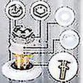 thumbnail image 5 of Puerta de ducha - Rueda giratoria para puerta de ducha Rodillos deslizantes Rueda de repuesto para puerta 8 piezas 20 mm, 5 of 5