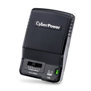CyberPower CPUAC1U1300 - Universal Power Adapter, 1300mA, USB & Round-Pin Connectors, 7 Tips, Folding Plug
