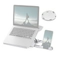 thumbnail image 1 of Labymos Portable Laptop Riser Stand Foldable Desktop Laptop Holder with 8 Levels Height Adjustment Ergonomic, 1 of 8