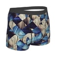 thumbnail image 4 of Uemuo Abstract Blue Squares Pattern Men's Boxer Briefs,Trunk Anti-Chafing,Comfortable, Durable, and Stylish Underwear-, 4 of 9