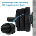 thumbnail image 5 of DSstyles Weight Plate Storage Pegs, Wall Mounted Storage, 2" Opening Weight Holder, 300lb Capacity Gym Storage Rack, 4 Pegs, 5 of 7