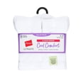 thumbnail image 2 of Hanes Ultimate Women's Crew Socks Pack, Cushioned, 8-Pairs White 5-9, 2 of 2