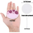 thumbnail image 2 of RYLABLUE Romantic Pink Chrysanthemum Set of 6 Car Coaster for Drinks, Absorbent Ceramic Stone Coasters Cup Mat with Cork Base for Home Kitchen Room Coffee Table Bar Decor, 2 of 5