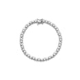 thumbnail image 4 of Gem & Harmony Sterling Silver X-O Fancy Bracelet with Synthetic Cubic Zirconia (CZ)s for Women, 4 of 5
