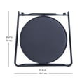 thumbnail image 3 of Table d'appui plateau HOMETRENDS couleur noire, 3 of 9