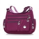 thumbnail image 2 of Bolso bandolera multibolsillos para mujer, de nailon impermeable, de un solo hombro, de viaje, morado, 2 of 8