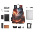 thumbnail image 4 of Disketp Fire Sky Dragon Mochila Ligera e Impermeable, Mochila de Día Resistente para Viajes, Senderismo y Uso Diario para Hombre y Mujer, 4 of 7