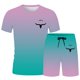 thumbnail image 4 of Playeras De Compresión Para Hombre, Conjunto De Dos Piezas De Camiseta Y Pantalones Cortos De Manga Corta Con Estampado Completo De Alemania Para Hombre Y Conjunto De Camisa Y Pantalón Corto., 4 of 4