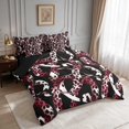 Manfei Leopard Outline Pink King 7-Piece Bedding Set - Walmart.com