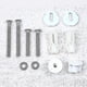 thumbnail image 3 of Toilet Seat Fittings,universal Toilet Seats Screws And Bolts Toilet Seat Hinges Bolt Nut Expanding Rubber Top Nuts Screws Toilet Seat Fixing Kit, 3 of 5