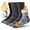 Multicolor, variant on 5 Pairs Merino Wool Hiking Socks Warm Thermal Winter Cozy Cushioned Moisture Wicking Socks for Women & Men