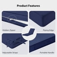 thumbnail image 3 of Cojines para Tumbona de Exterior HOMELYSIAN Triple Impermeables, 3 of 7