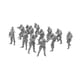 thumbnail image 4 of 13 figuras de a escala 1/64, pequeñas figuras de acción, de en miniatura para , diseño de casa de muñecas, adorno., 4 of 8