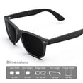 thumbnail image 4 of KALIYADI Sunglasses for Men and Women Retro Sun glasses Matte Finish UV400 Protection for Driving Fishing, 4 of 7