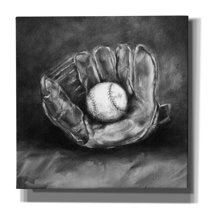 Epic Graffiti 'Rustic Sports III Black and White' by Ethan Harper, Giclee Canvas Wall Art, 26"x26"