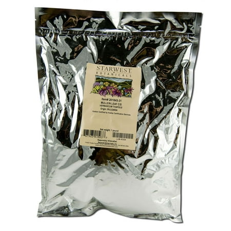herbs medicinal mullein botanicals starwest lb leaf