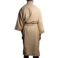 thumbnail image 3 of Bata de baño Magneto Unisex Unitalla Microfibra Textura Algodón Beige, 3 of 4