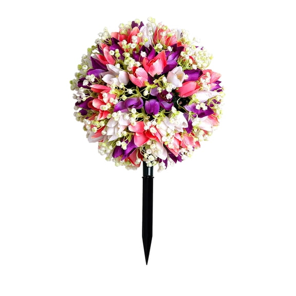 Artificial Blue Tree Ball Decoration – Realistic Outdoor & Indoor Faux Plant with Durable Plastic, Maintenance-Free, Versatile for Home, Office & Retail Spaces