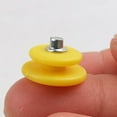 thumbnail image 4 of 20 Pieces Ice Cleats Replacement Studs Non-Slip Over Shoe/Boot Rubber Spikes Alternative Ice Cleat Replacement Spikes Yellow Steel Studs Crampons for Ice Grips Replacement, 4 of 6