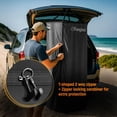 thumbnail image 2 of Portable Changing Room Tent -    Privacy Pod with Suction Cup for SUV Liftgate, Camping Shower Beach Toilet Stall (Black), 2 of 7