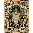 thumbnail image 1 of Ahgly Company Machine Washable Indoor Rectangle Abstract Milk Chocolate Brown Area Rugs, 5' x 7', 1 of 1
