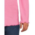thumbnail image 4 of Garanimals Toddler Girl Ribbed Long Sleeve Top, Sizes 12M-5T, 4 of 5