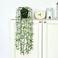 thumbnail image 7 of Yastouay 2Pcs Artificial Hanging Potted Plants Indoor Fake Greenery Eucalyptus Potted Plants for Wall Decor, 7 of 7