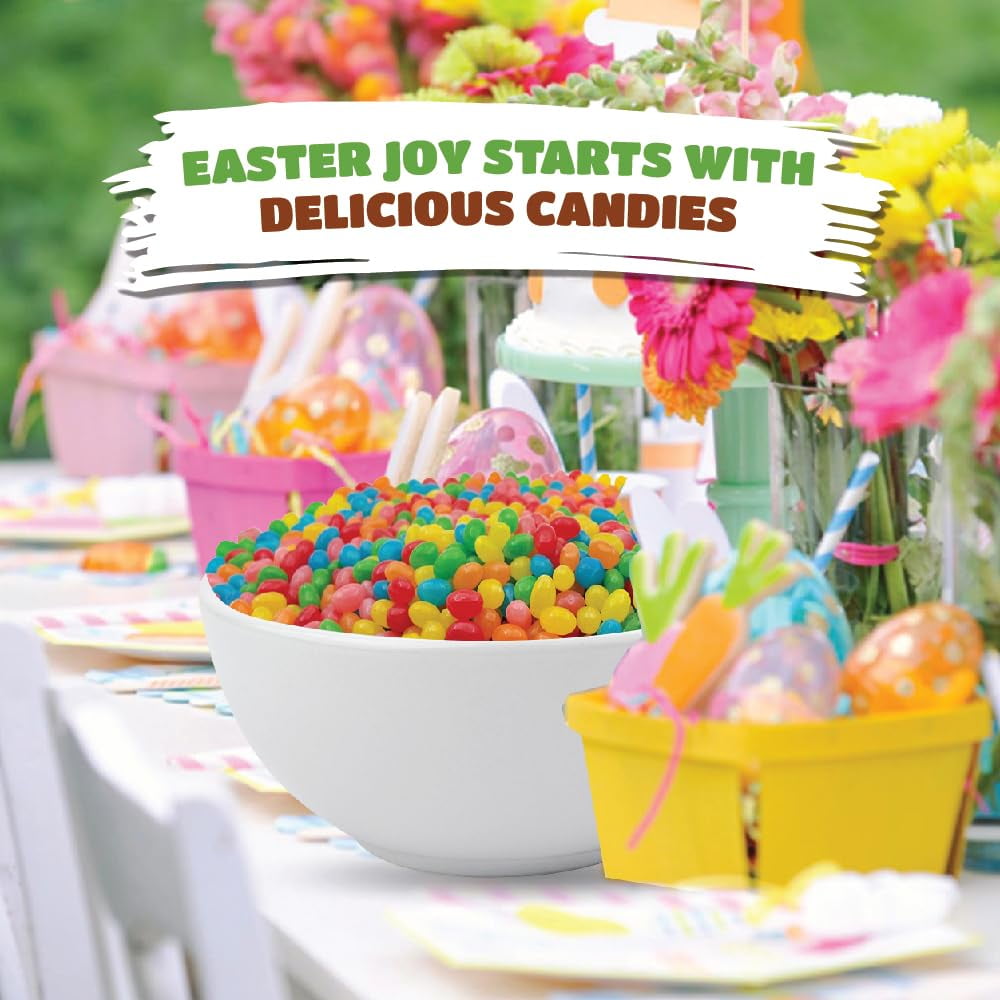Tiny Jelly Beans - Bird Eggs Easter Candy, Assorted Fruit Flavors, Bulk Pack 5 Pounds