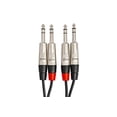 thumbnail image 2 of Hosa HSS-005X2 Dual REAN Cable de interconexión estéreo TRS Pro de 1/4 pulgadas, 5 pies, 2 of 4