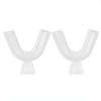 Juego de tirantes protectores de dientes de silicona, bandeja para blanquear los dientes, Protector bucal, 10 Uds.