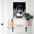 thumbnail image 4 of Canvas Wall Art, Black Snowman Christmas Framed Canvas Prints for Kitchen Bedroom, Xmas Pinecone Tree Snowflake Small Gallery Wrapped Wall Decor for Home Office, Gifts, 8"x12" Ship Next Day, 4 of 9