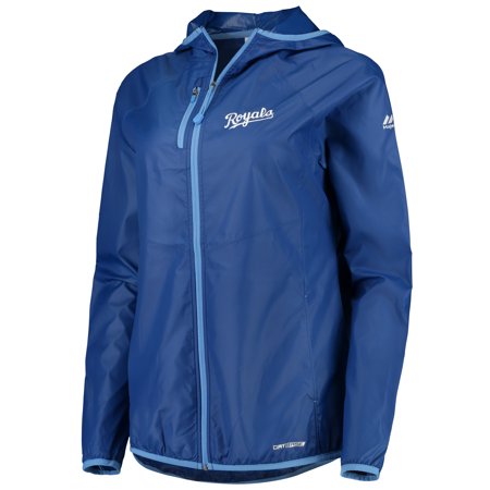 - Kansas City Royals Majestic Women's Absolute Dominance Dry Base Full-Zip Jacket - Royal