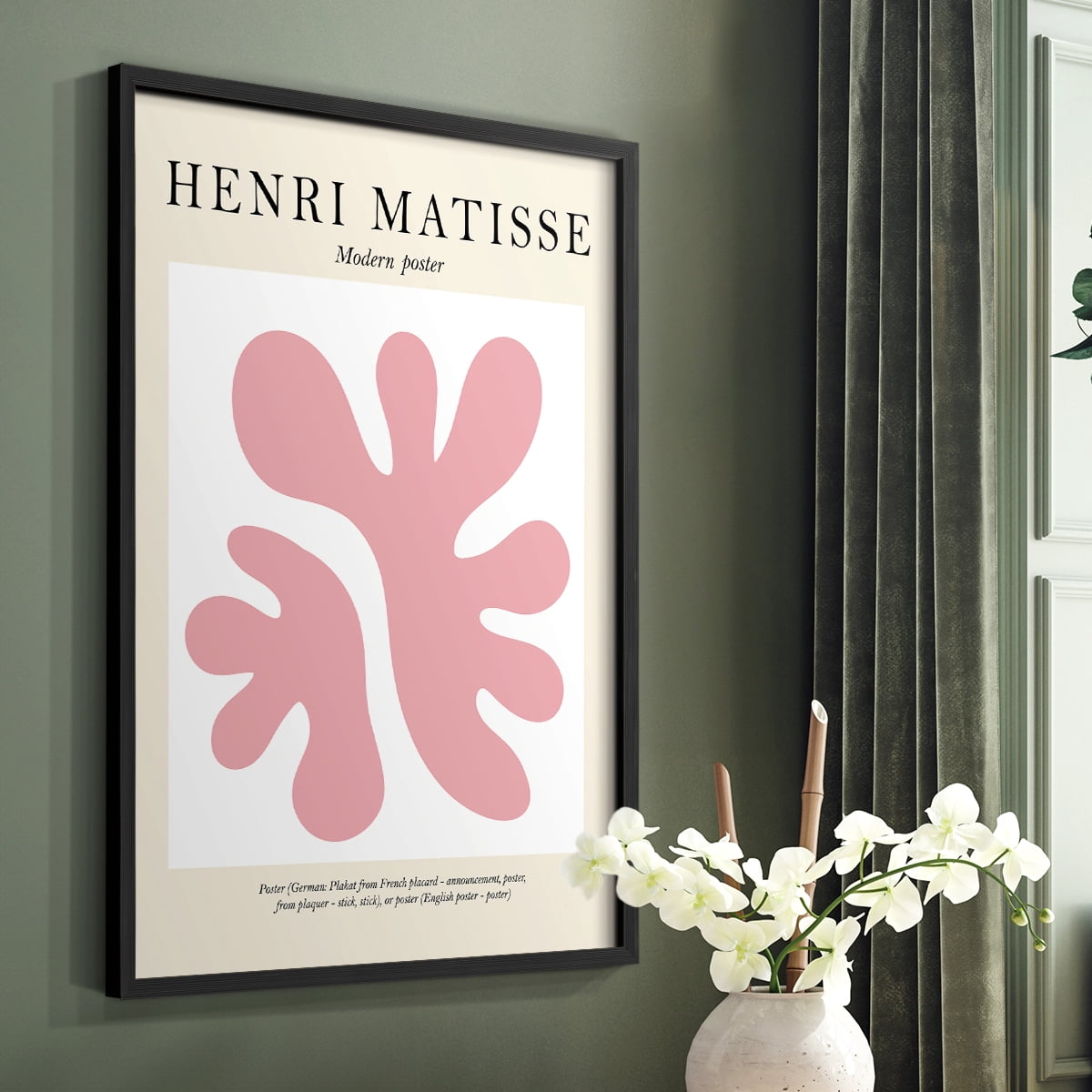 Matisse LXXII Framed Print - Solid Wood