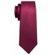 thumbnail image 5 of Corbata Barry.Wang Clásica de Seda Satinada Rojo Burdeos, 5 of 6