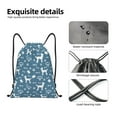 thumbnail image 4 of Lukts Sac à Dos à Cordon Motif Chien Sac de Sport Sac de Gym Sac à Dos à Cordon Sac de Sport Sac de Gym Cinch Sac à Dos Moyen, 4 of 6