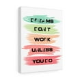 thumbnail image 5 of Inspirational Wall Art Dreams Don't Work Unless You Do Colors Wall Art Motivation Wall Decor for Home Office Gym Inspiring Success Quote Print Ready to Hang Unframed, 5 of 16