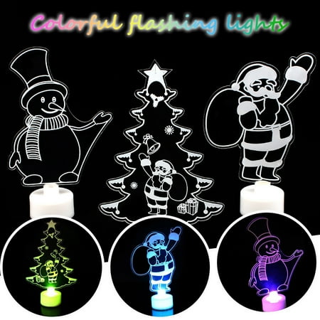 

Mittory Christmas Creative Colorful LED Night Light With Random Changes In Color