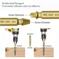 thumbnail image 4 of HSS foret endommagé vis extracteur ensemble haute vitesse acier dénudé cassé dissolvant petit facile à retirer Kit outils électriques, 4 of 4