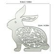 Easter Series DIY Flower Rabbit Manual Paper Cut Embossing Die Steel