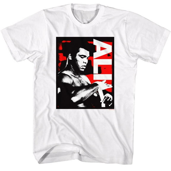 Muhammad Ali Wrapping Hands White T-Shirt