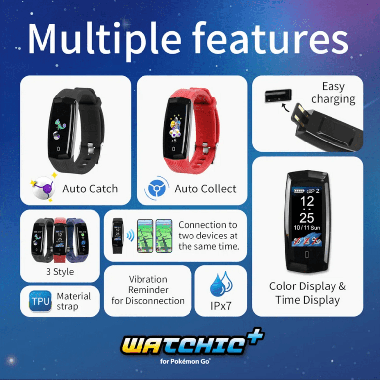 Auto Catch Bluetooth Bracelet Pokemon Go Plus