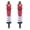 Red, variant on Riousery 2PCS Aluminium Oil Pressure Spring Rear Shock Absorber for ZD Racing 7358 1/10 RC Car Parts, Red, 4.13 inches / 10.5 cm
