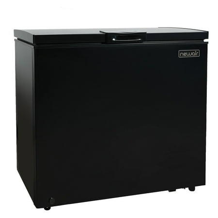 Newair 6.7 Cu. Ft. Compact Chest Freezer in Matte Black, Digital Temperature Control, Fast Freeze Mode, Door Alarm, Wire Basket